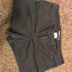 Old navy black pixie shorts size 12